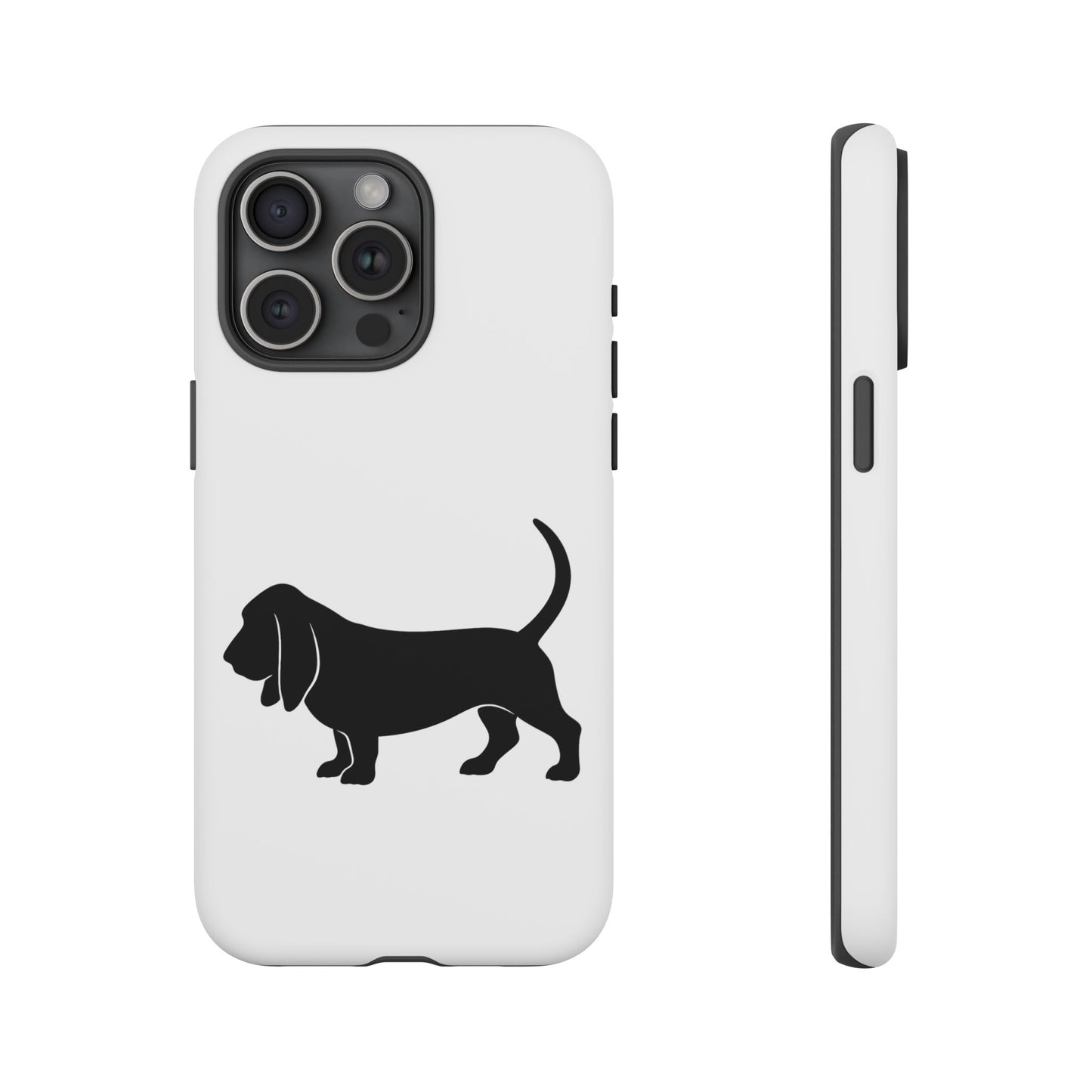 Basset Hound Silhouette iPhone Case