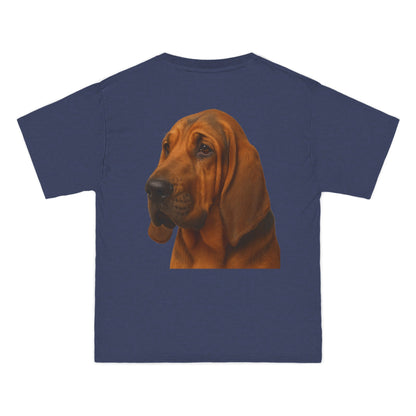 Bloodhound Head Men's Short-Sleeve Crewneck Tee