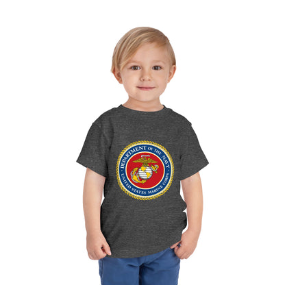 US Marine Corps Toddler Unisex Short Sleeve Crewneck Tee