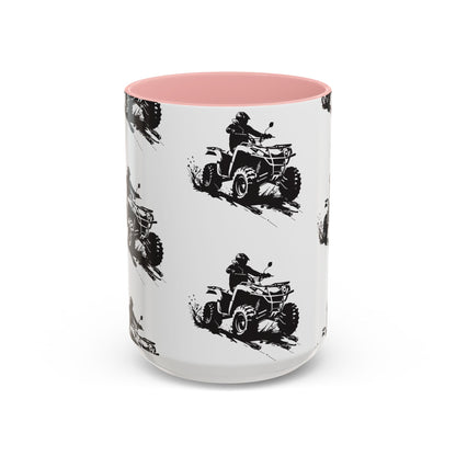 Slingin' Mud Quad 2-Tone Coffee Mug