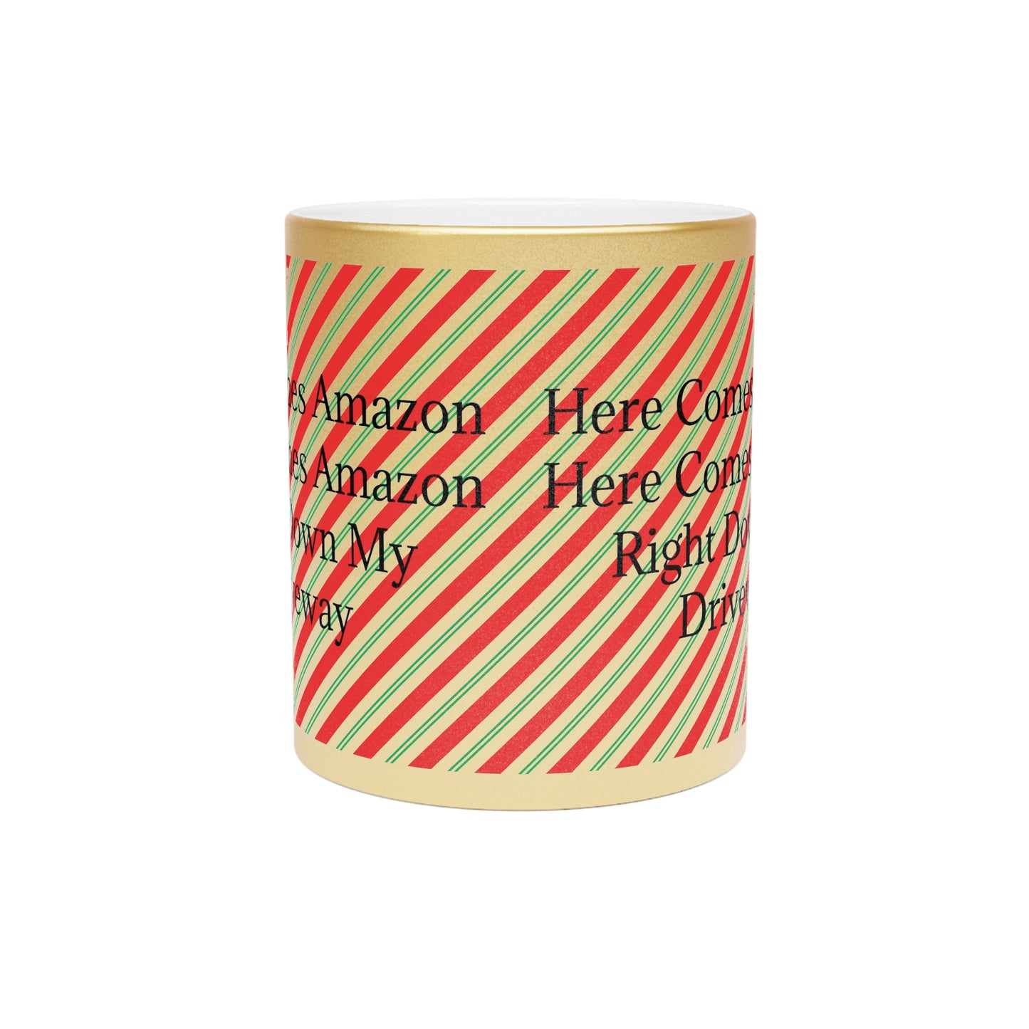 Here Comes Amazon Metallic Coffee Mug