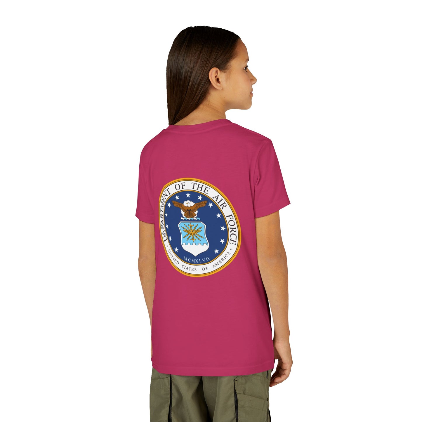 US Air Force Youth Unisex Short Sleeve Crewneck Tee