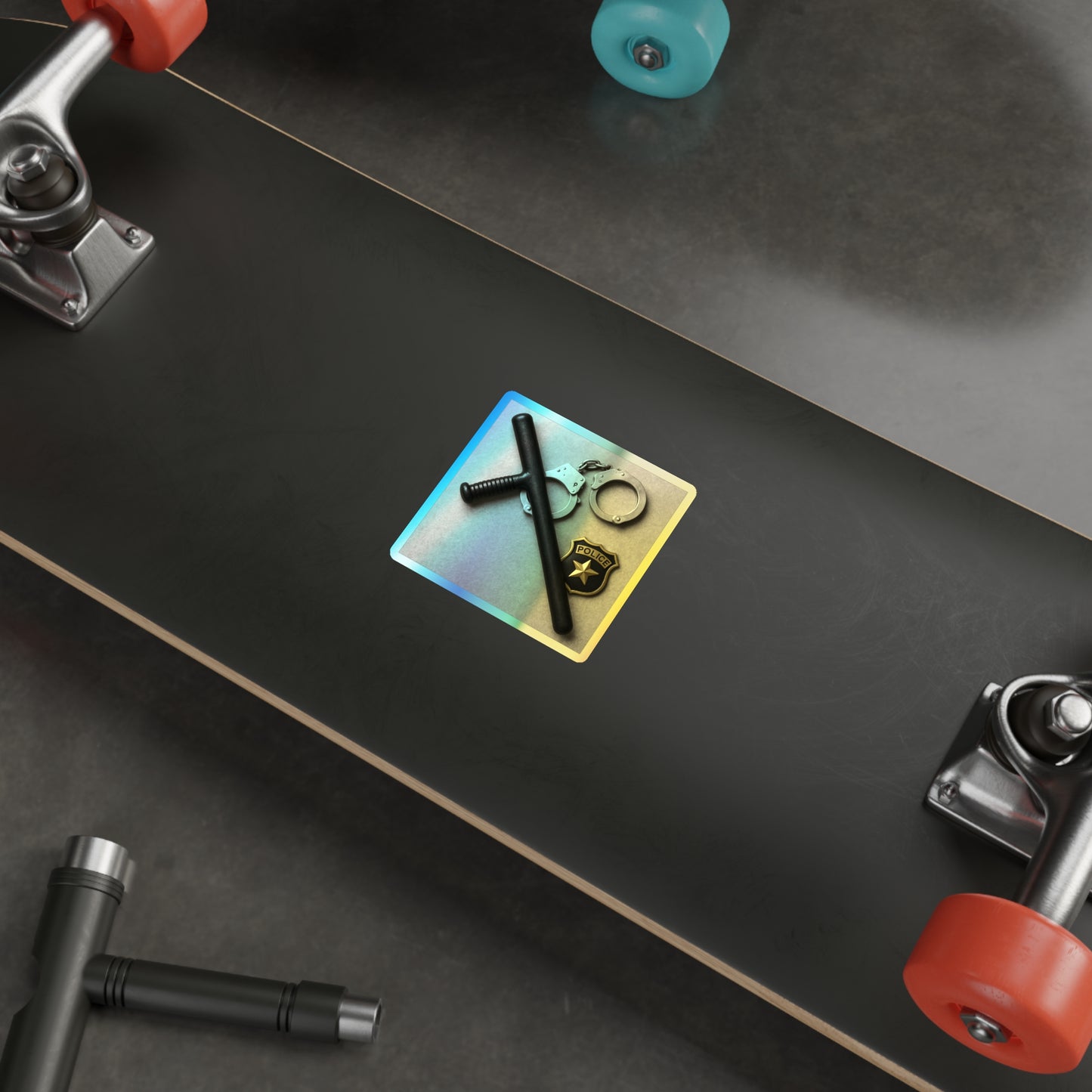 Law Enforcement Appreciation Holographic Sticker