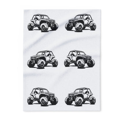 Off The Beaten Path Side By Side Arctic Fleece Blanket
