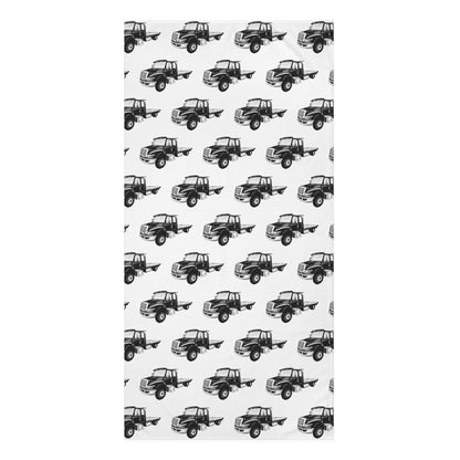 Flatbed Tow Truck Mink-Cotton  Beach Towel