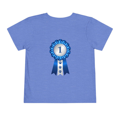 Show Ribbon Toddler Unisex Short Sleeve Crewneck Tee