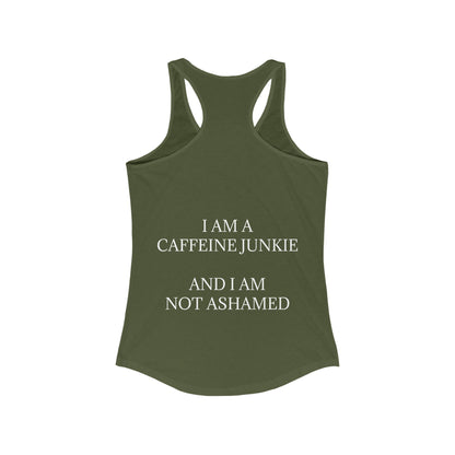 Caffeine Junkie Women's Racerback Tank