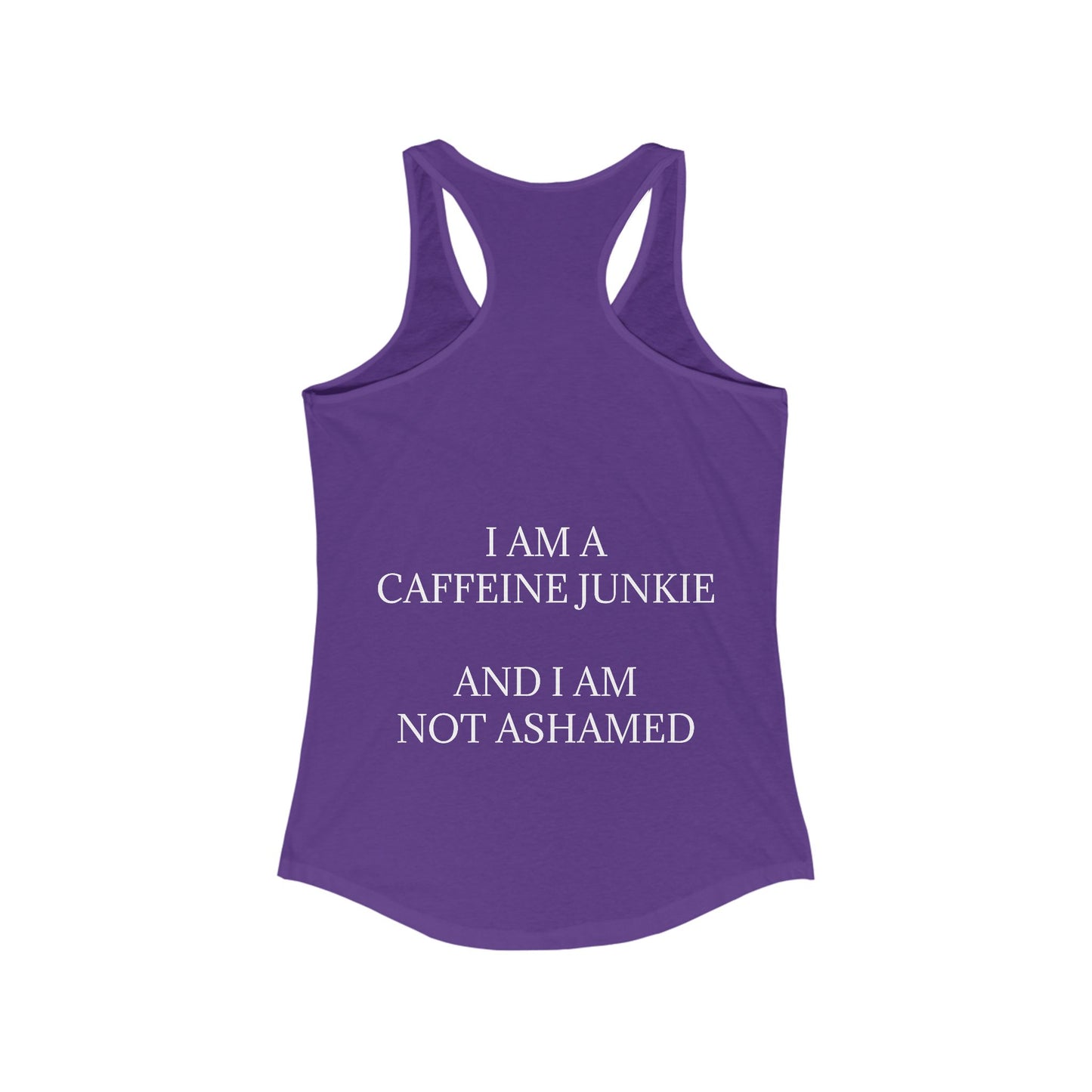 Caffeine Junkie Women's Racerback Tank