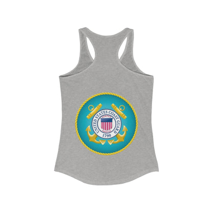 US Coast Guard Women's Racerback Tank