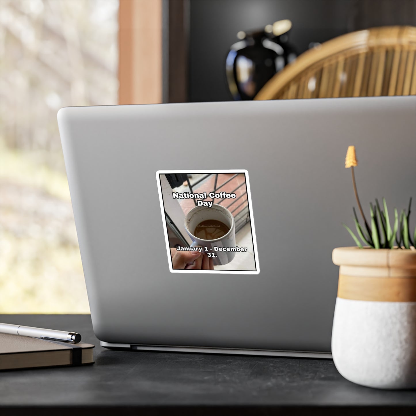 National Coffee Day Vinyl Decal