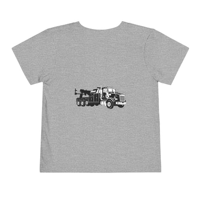 Heavy Tow Truck Toddler Unisex Short Sleeve Crewneck Tee