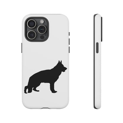 German Shepherd Silhouette iPhone Case
