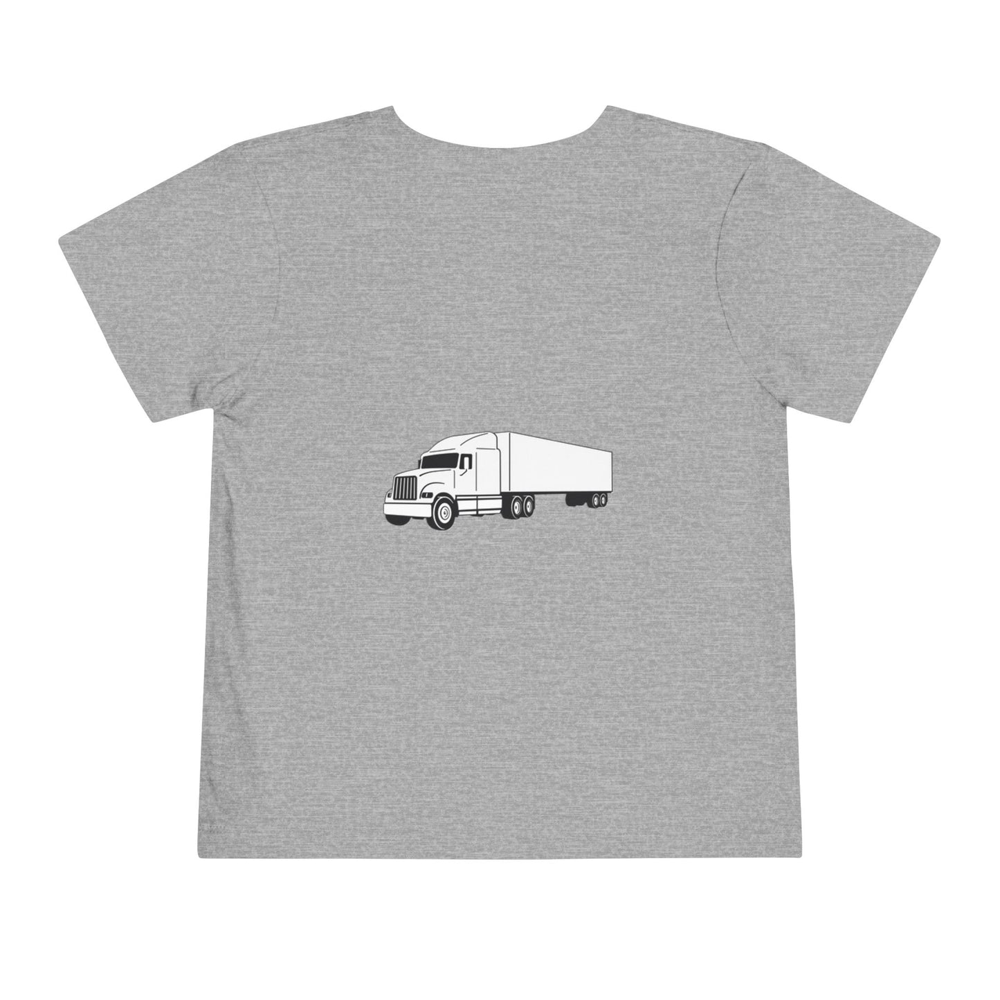 Semi Truck Toddler Unisex Short Sleeve Crewneck Tee