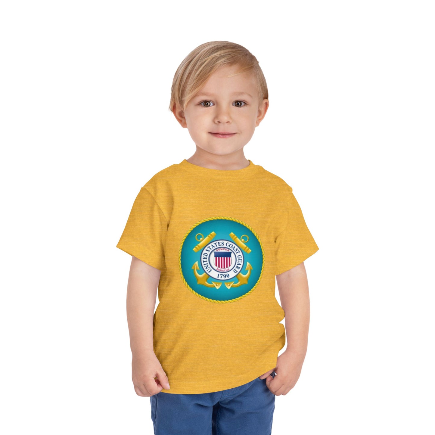US Coast Guard Toddler Unisex Short Sleeve Crewneck Tee
