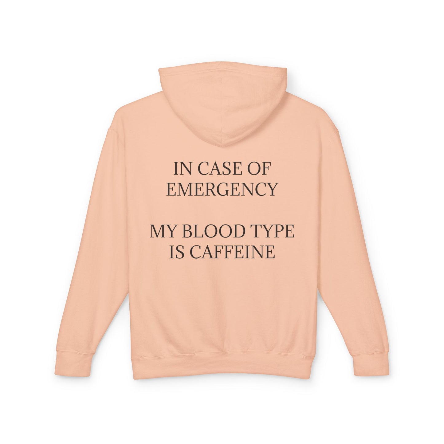 Blood Type Unisex Lightweight Hoodie