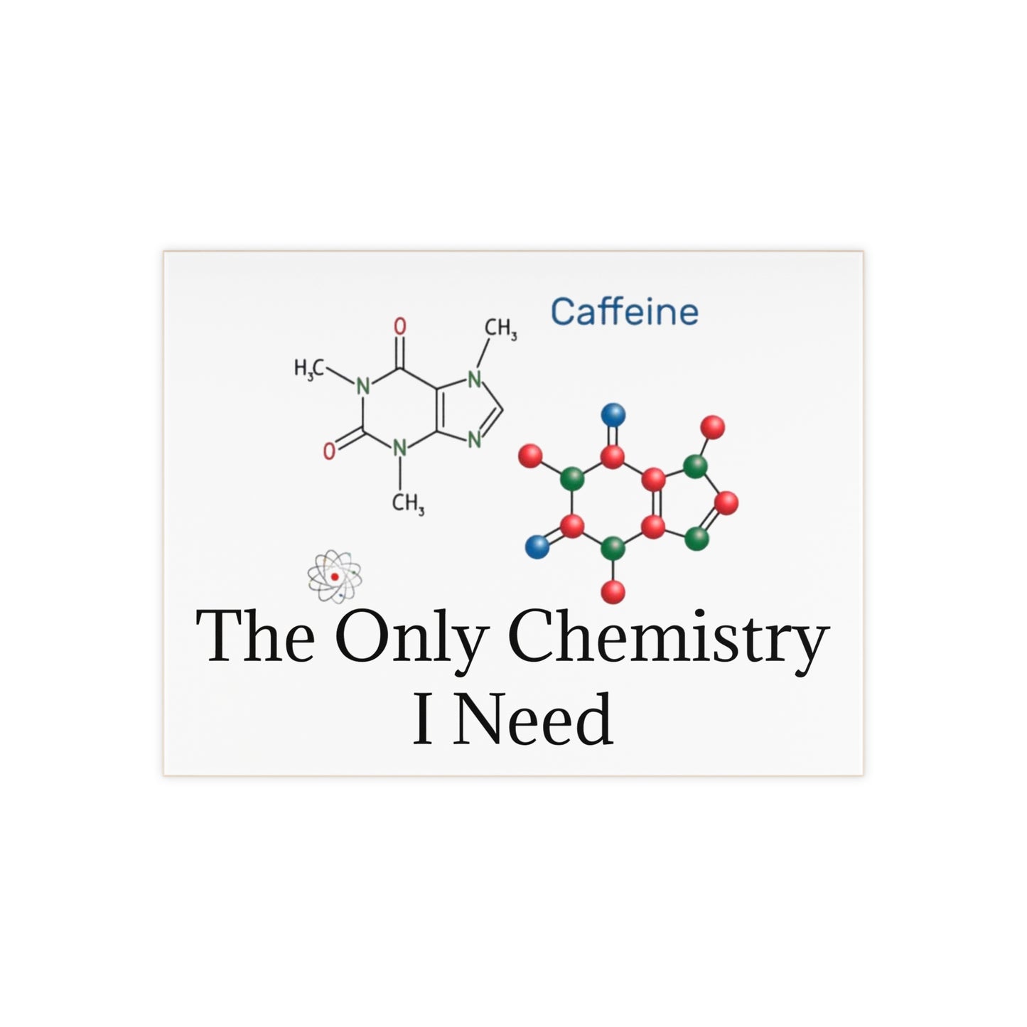 Chemistry Lesson Ceramic Photo Tile