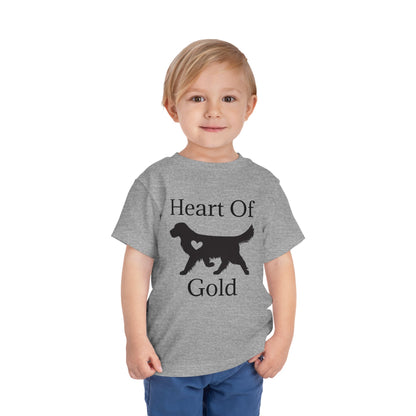 Heart Of Gold Toddler Unisex Short Sleeve Crewneck Tee