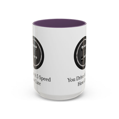 5 Speed How Cute 2-Tone Coffee Mug