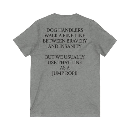 Jump Rope Unisex Short Sleeve V-Neck Tee