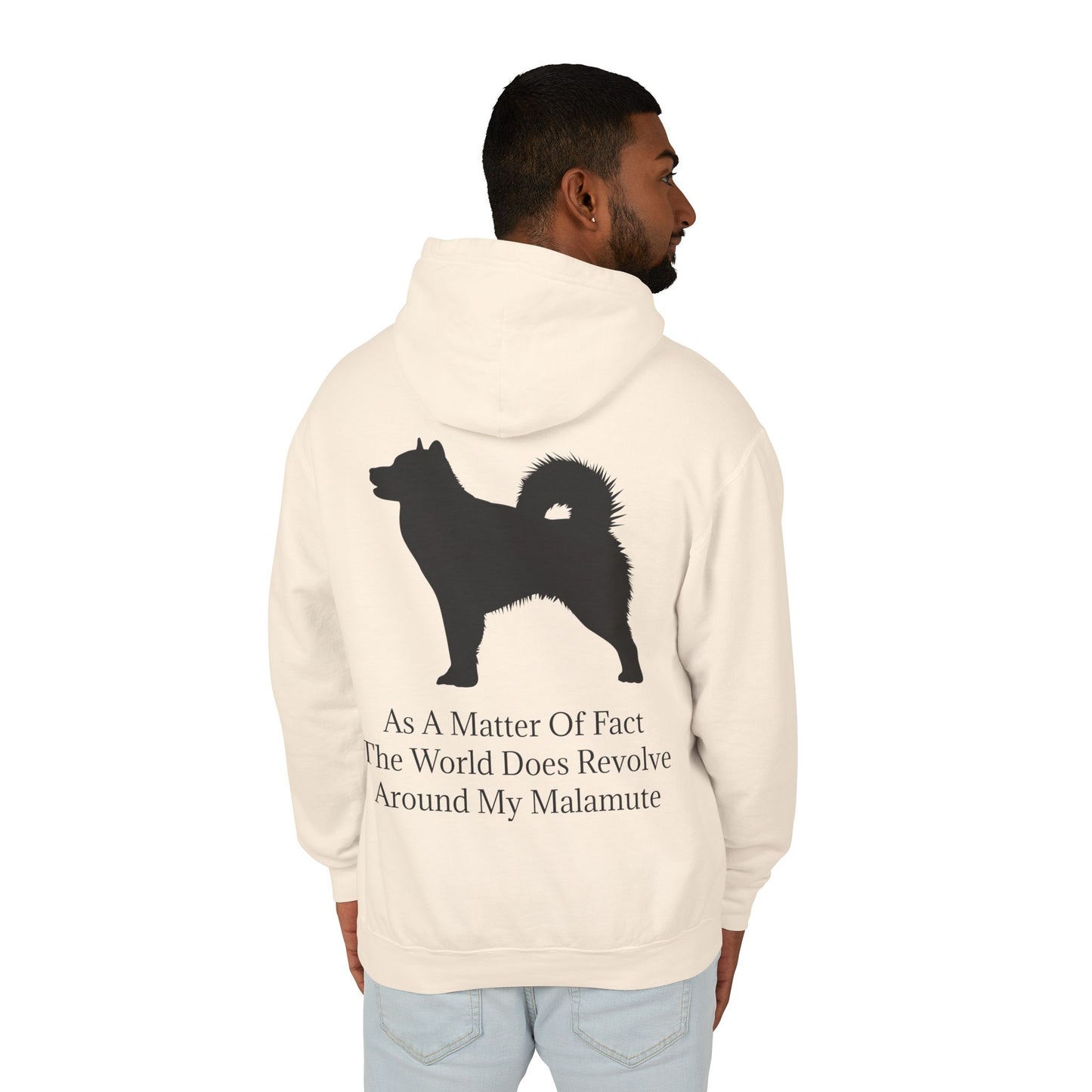 Matter Of Fact Malamute Unisex Lightweight Hoodie