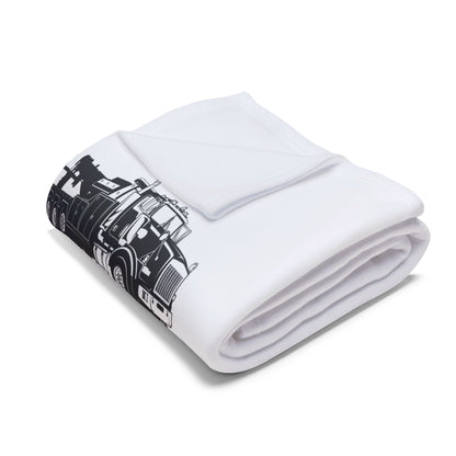 Heavy Tow Truck Arctic Fleece Blanket