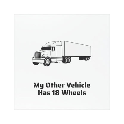 18 Wheels Indoor/Outdoor Magnet