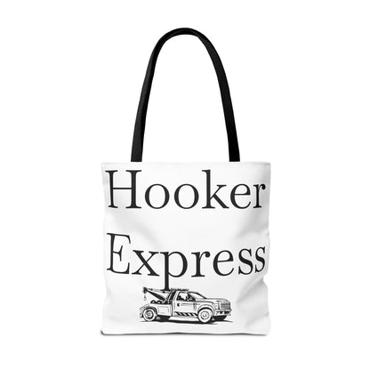 H**ker Express Wheel Lift Tow Truck Tote Bag