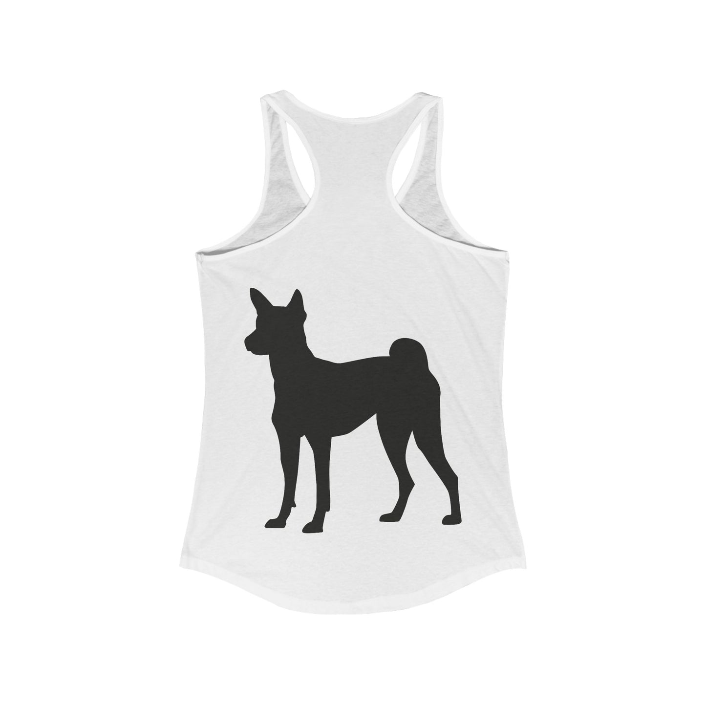 Basenji Silhouette Women's Racerback Tank