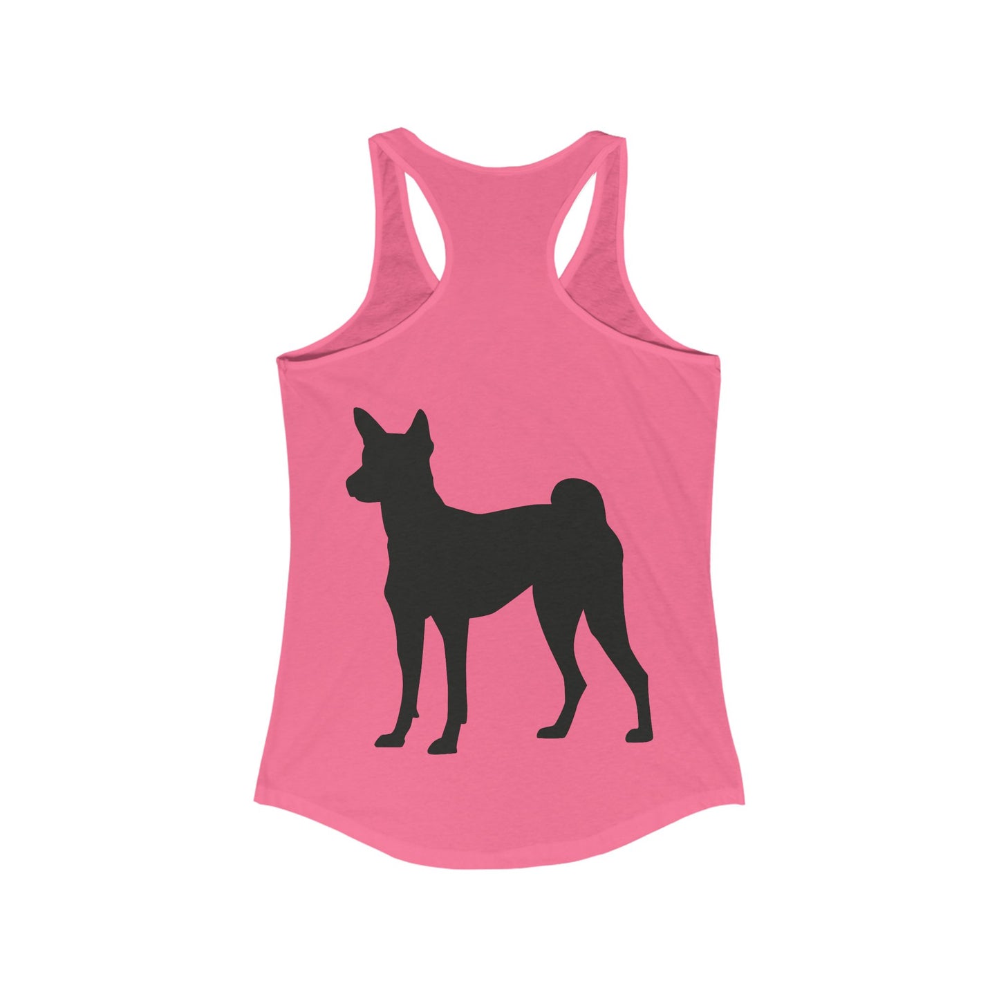 Basenji Silhouette Women's Racerback Tank