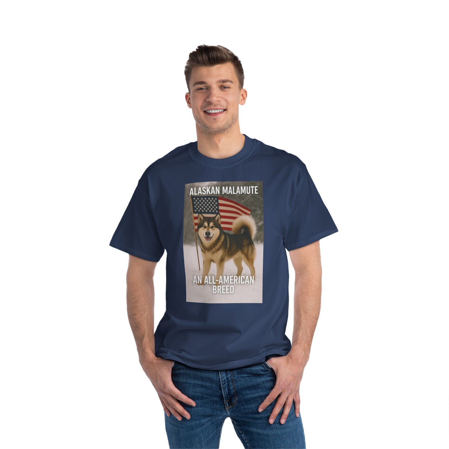 All-American Breed Men's Short-Sleeve Crewneck Tee