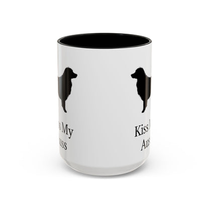 Kiss My Auss 2-Tone Coffee Mug