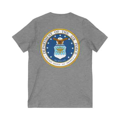 US Air Force Unisex Short Sleeve V-Neck Tee