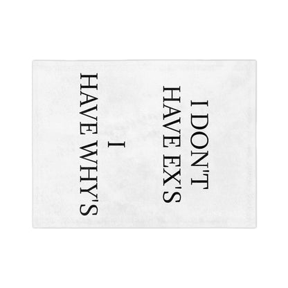 X's And Y's Velveteen Microfiber Blanket