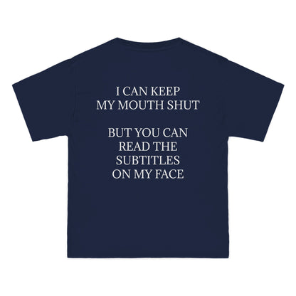 Subtitles Men's Short-Sleeve Crewneck Tee