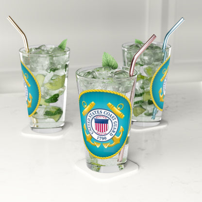US Coast Guard Drinking Glass