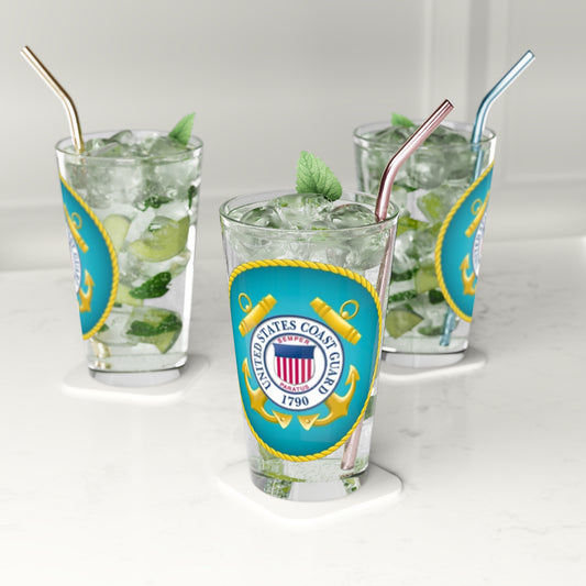 US Coast Guard Drinking Glass