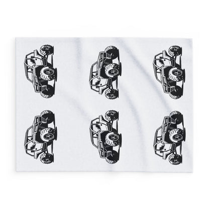 Off The Beaten Path Side By Side Arctic Fleece Blanket