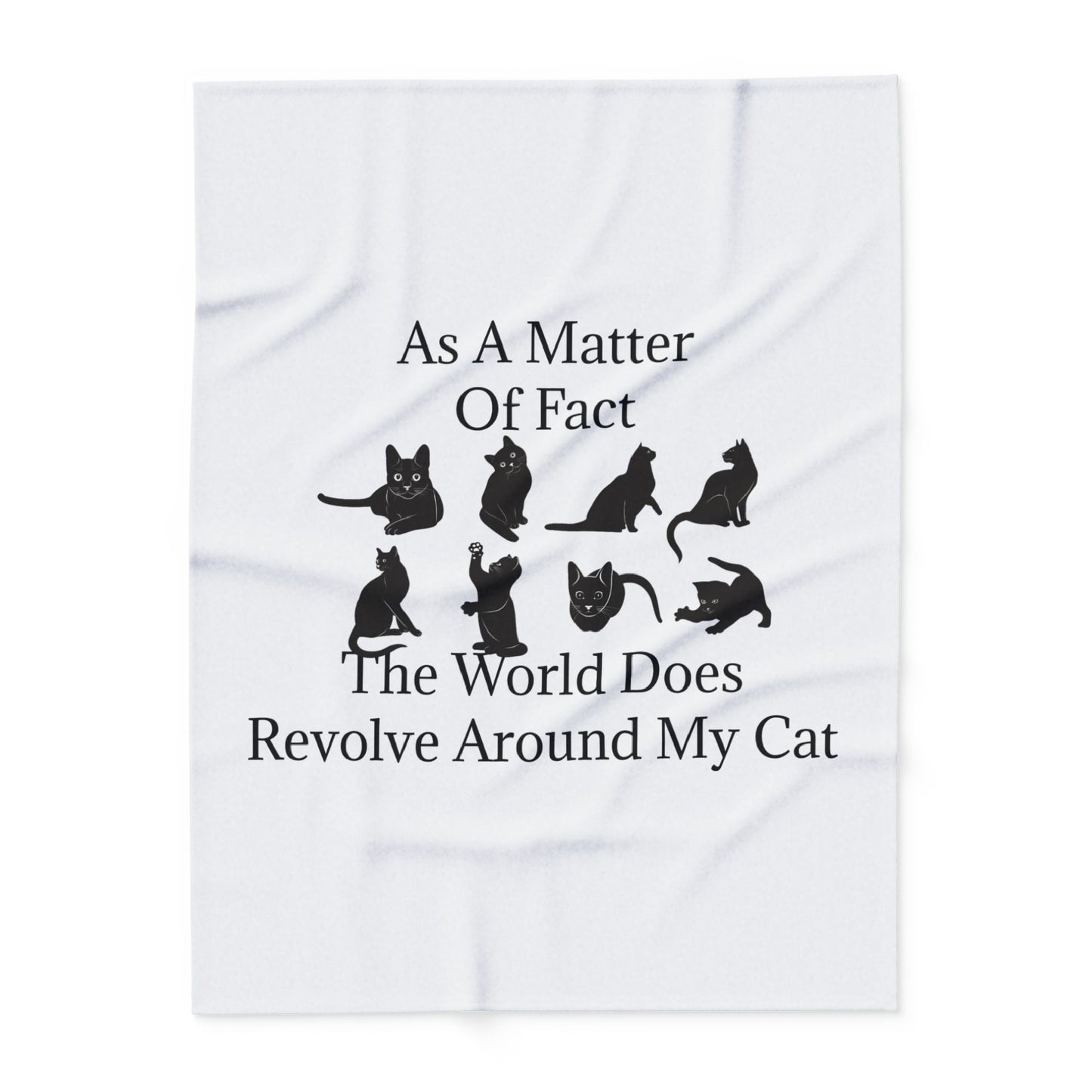 Matter Of Fact Cat Arctic Fleece Blanket