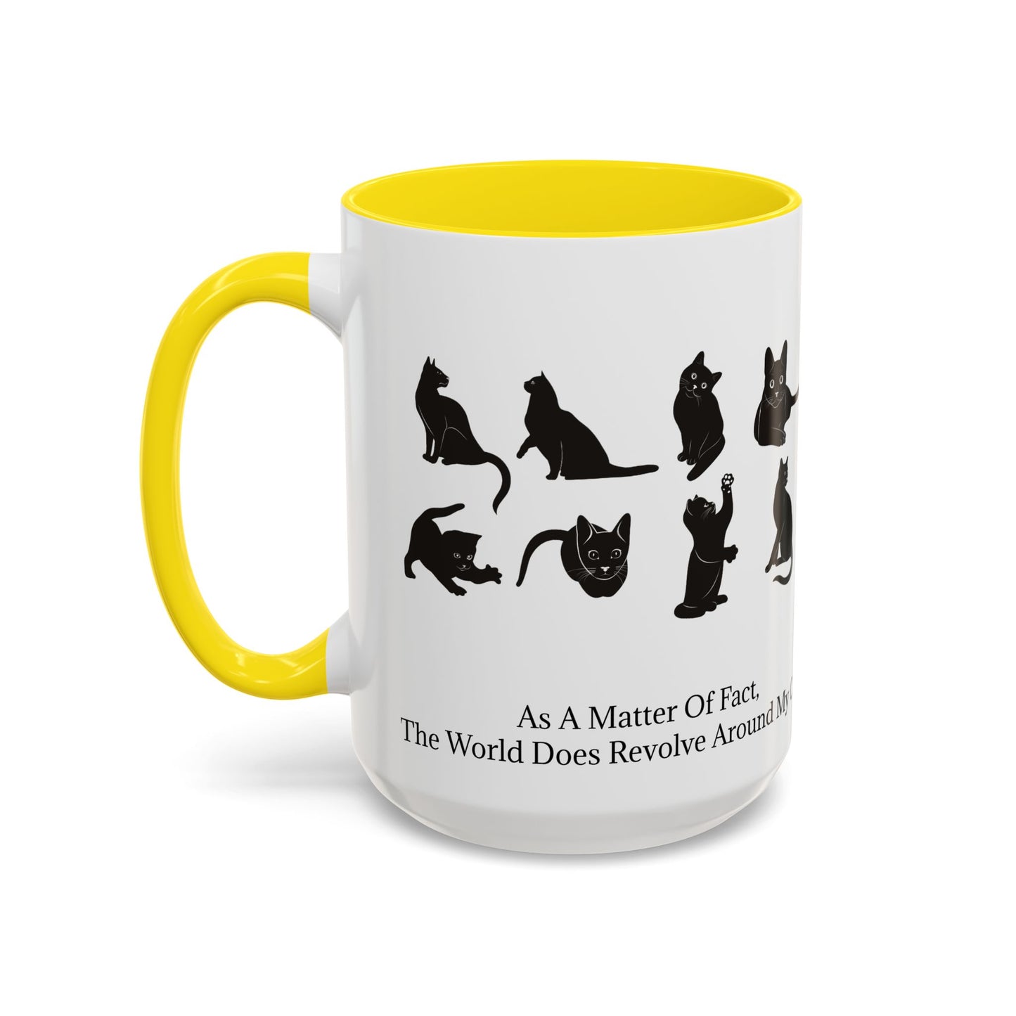 Matter Of Fact Cat 2-Tone Coffee Mug