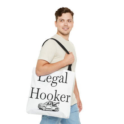 Legal H**ker Wheel Lift Tow Truck Tote Bag