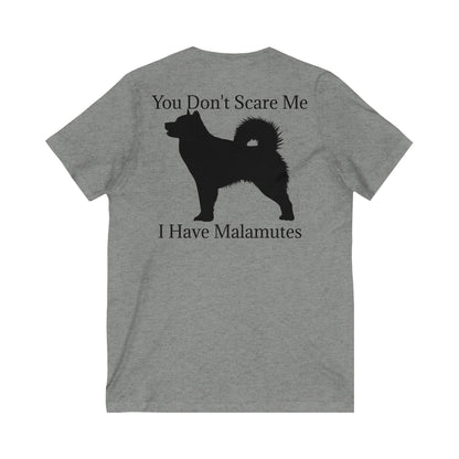 You Don't Scare Me Unisex Short Sleeve V-Neck Tee