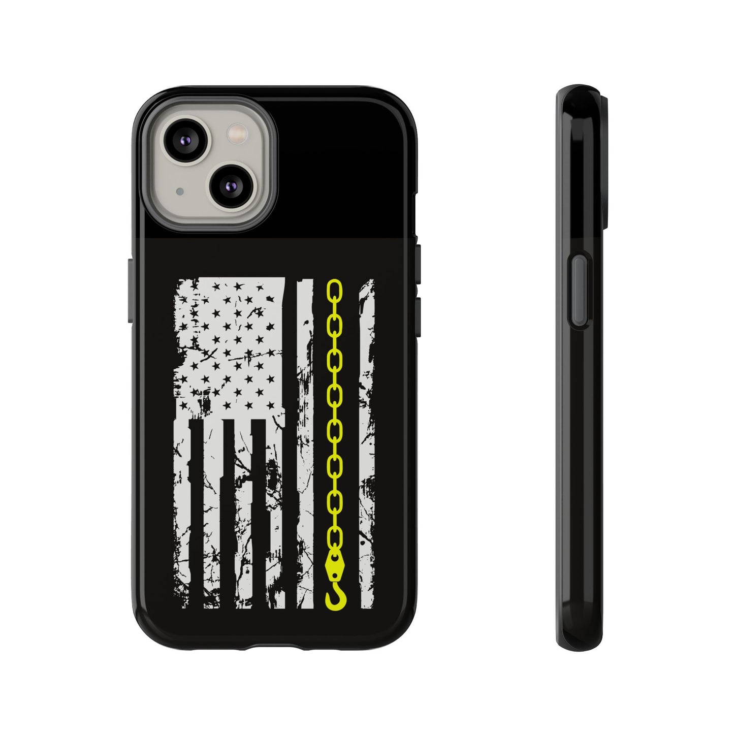 Thin Yellow Line iPhone Case