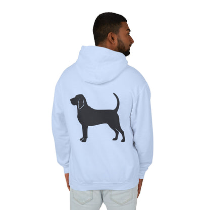 Bloodhound Silhouette Unisex Lightweight Hoodie