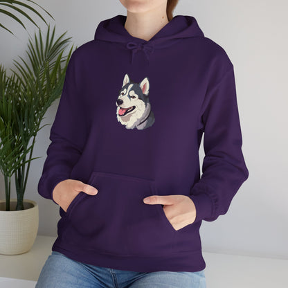 Malamute Head Unisex Hoodie