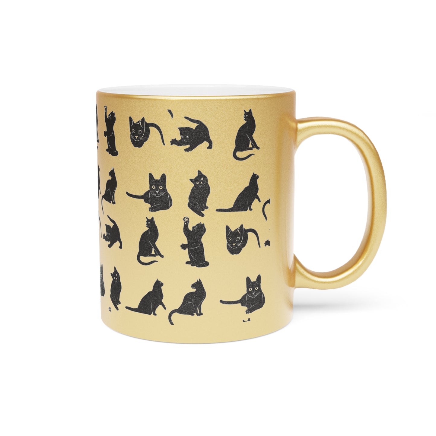 Cats Metallic Coffee Mug