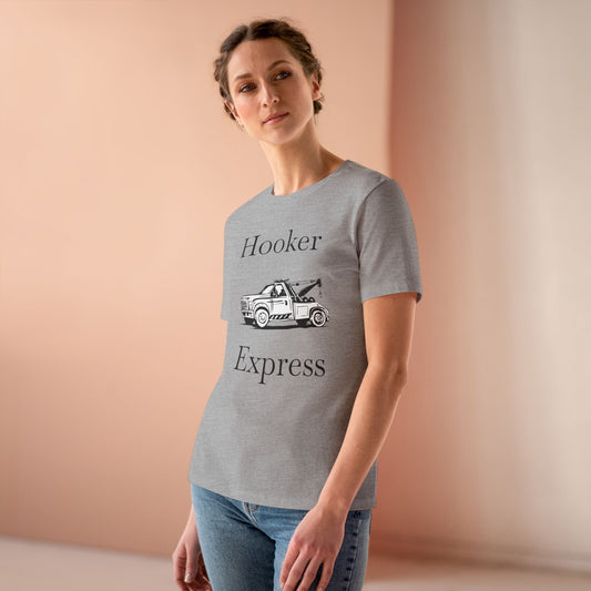 H**ker Express Wheel Lift Tow Truck Women's Short Sleeve Crewneck Tee