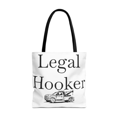 Legal H**ker Wheel Lift Tow Truck Tote Bag
