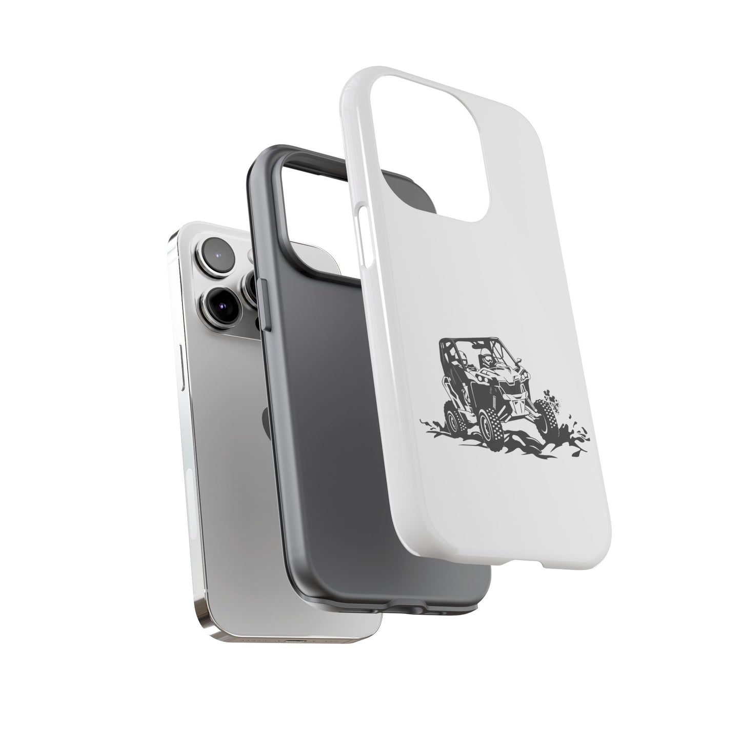 Slingin' Mud Side By Side iPhone Case