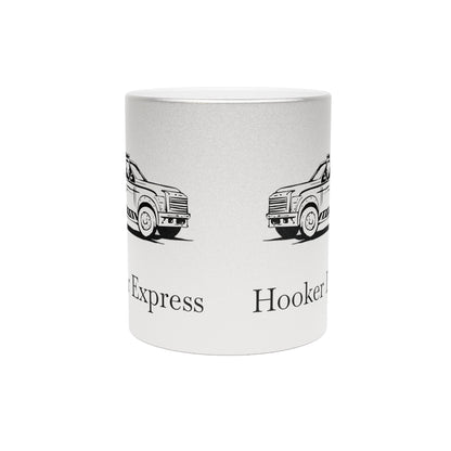 H**ker Express Wheel Lift Tow Truck Metallic Coffee Mug