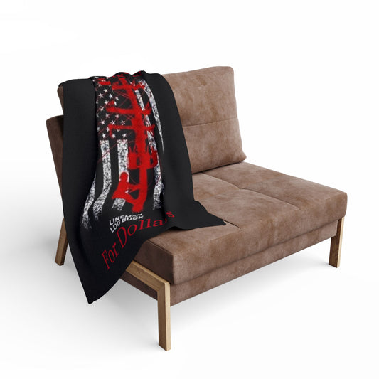 Climbing Poles Arctic Fleece Blanket